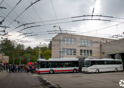 Trolejbusový deň vo vozovni Hroboňova