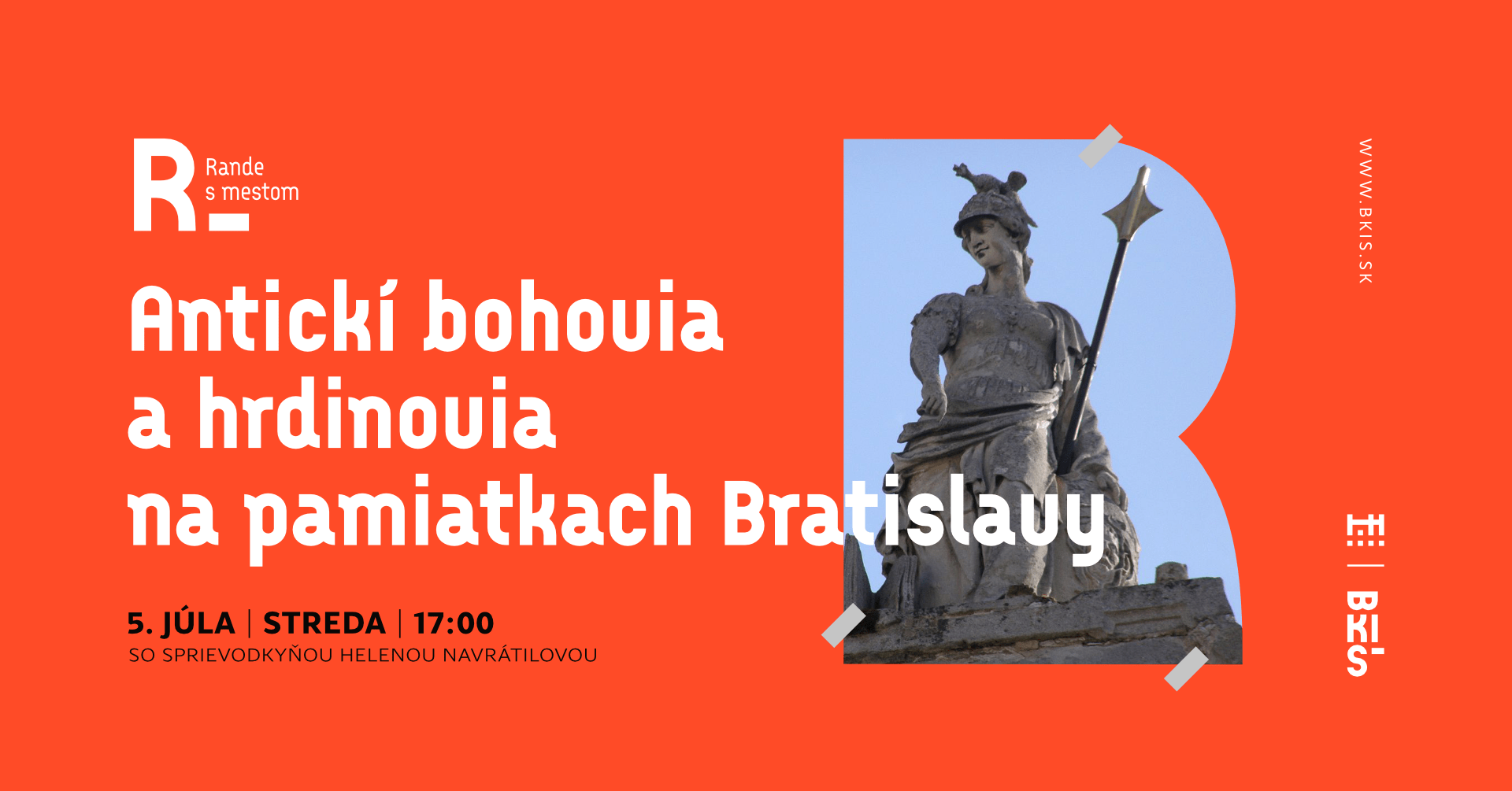 Rande s mestom: Antickí bohovia a hrdinovia na pamiatkach Bratislavy