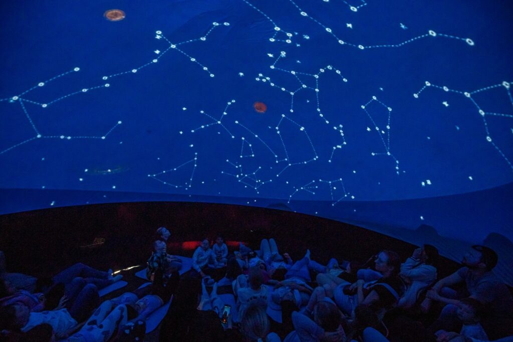 Mobilné planetárium, interiér, BMD 2026