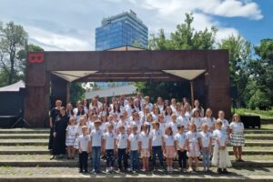 Concert de l'école d'art Macharova au parc Janko Kráľ